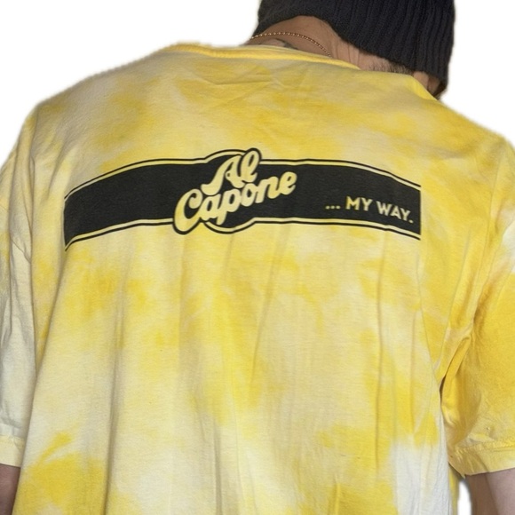 - Rare FERRARI YELLOW BLACK PRINT AMERICAN APPAREL JAPANESE KNIT MOB CAPON… - Picture 8 of 9